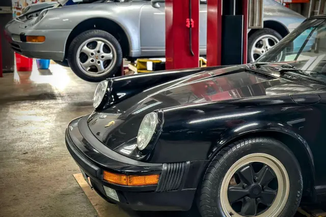 Performance exhaust and undercarriage detail
