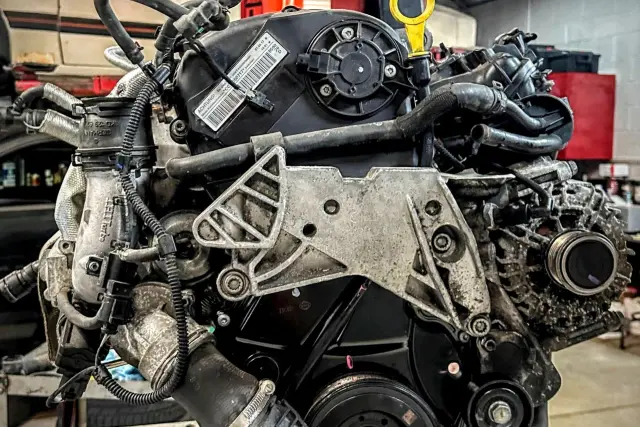Audi repair and maintenance workspace